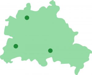 Landkarte Berlin mit Gut8en Standorten
