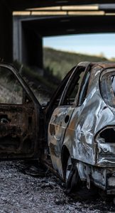 Auto-Unfall-Beispielfoto